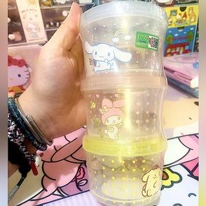 Sanrio food containers.